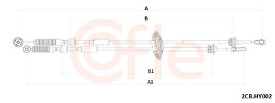 CABLU TRANSMISIE MANUALA COFLE 2CBHY002