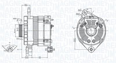 GENERATOR / ALTERNATOR MAGNETI MARELLI 063733685010