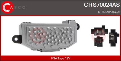 REZISTOR VENTILATOR HABITACLU CASCO CRS70024AS
