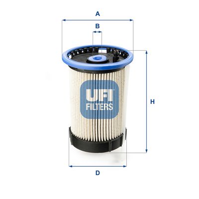 Топливный фильтр UFI 26.065.00 для SKODA KAMIQ