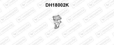 Катализатор VENEPORTE DH18002K для DAIHATSU SIRION