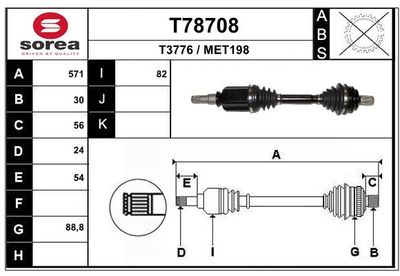 ANTRIEBSWELLE EAI T78708