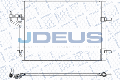 Конденсатор, кондиционер JDEUS 712M40 для FORD C-MAX