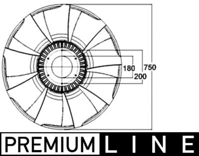 MAHLE Lüfterrad, Motorkühlung