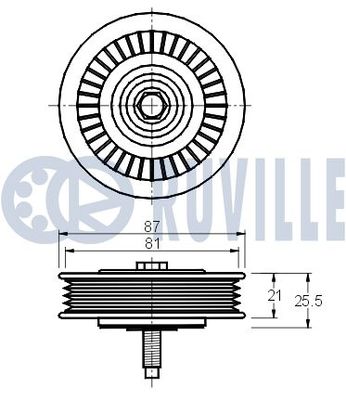 ROLA GHIDARE/CONDUCERE CUREA TRANSMISIE RUVILLE 540921 1