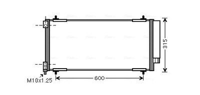 AVA QUALITY COOLING Condensor, airconditioning (PEA5301D)