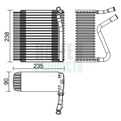 EVAPORATOR AER CONDITIONAT HOFFER 997005