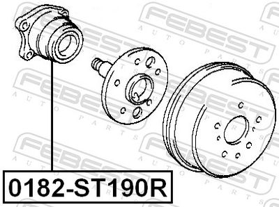 Wheel Hub 0182-ST190R