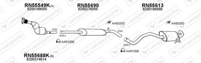 ABGASANLAGE VENEPORTE 550183