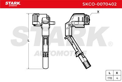 запалителна бобина STARK SKCO-0070402