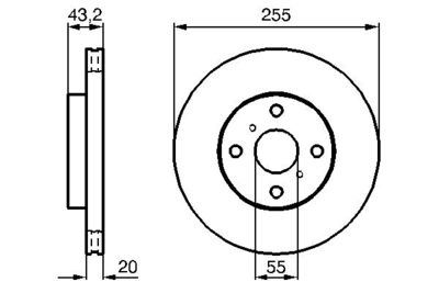 DISC FRANA BOSCH 0986479012 4