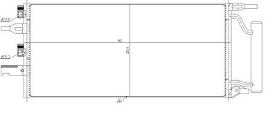 CONDENSATOR CLIMATIZARE NRF 350475 4