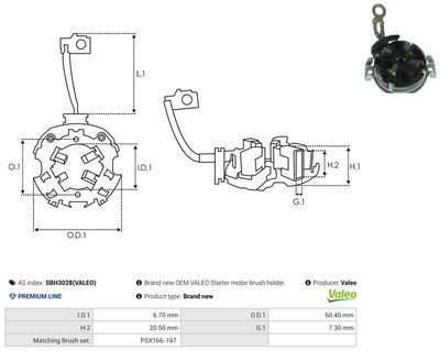 Vorschau Halter, Kohlebürsten Ansicht 2