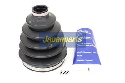 JAPANPARTS Gofruotoji membrana, kardaninis velenas