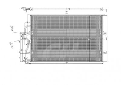 HART 606 152 Радиатор кондиционера  для LANCIA ZETA (Лансиа Зета)