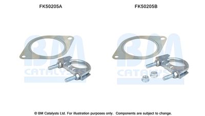 Zestaw montażowy, rura wydechowa BM CATALYSTS FK50205