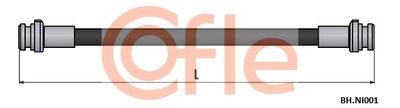 COFLE 92.BH.NI001 Тормозной шланг  для NISSAN MICRA II (K11) 1.0 i 16V