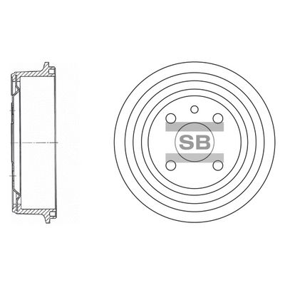 спирачен барабан Hi-Q SD3034