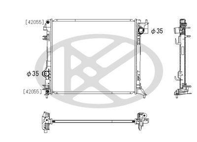 Radiator, racire motor Koyorad PL023499