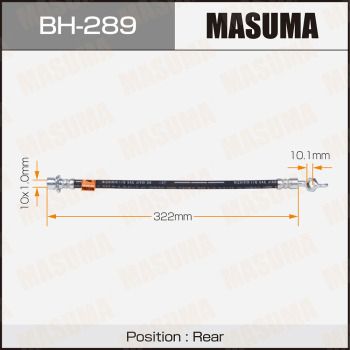 Тормозной шланг MASUMA BH-289 для TOYOTA PROGRES