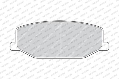 BREMSBELAGSATZ SCHEIBENBREMSE FERODO FDB396 1