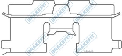 APEC Accessory Kit, disc brake pad BKT1083