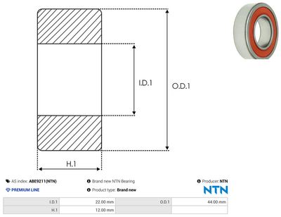 Vorschau ABE9211(NTN) Ansicht 2