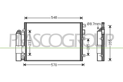 KONDENSATOR KLIMAANLAGE