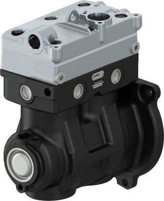 Compressor, capaciteit 636cm³, aantal cilinders: 2, type koeling: vloeibaar koelmiddel, geen aandrijfpoelie (nieuw)
