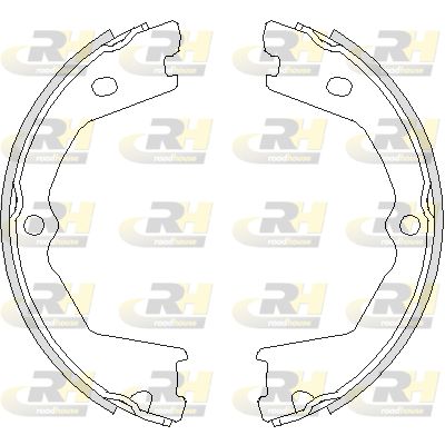 Szczęka hamulcowa, hamulec postojowy ROADHOUSE 4733.00