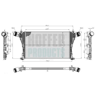 HOFFER Charge Air Cooler 995512