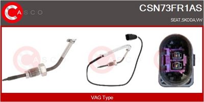 SENZOR TEMPERATURA GAZE EVACUARE CASCO CSN73FR1AS