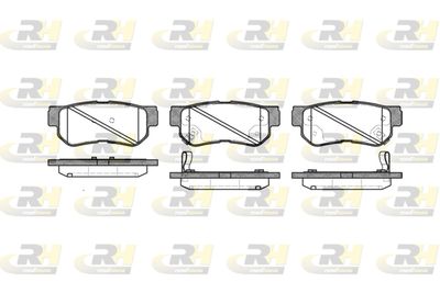 Комплект тормозных колодок, дисковый тормоз ROADHOUSE 2746.32 для HYUNDAI MATRIX