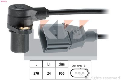 Generátor impulsů, klikový hřídel KW 453 172