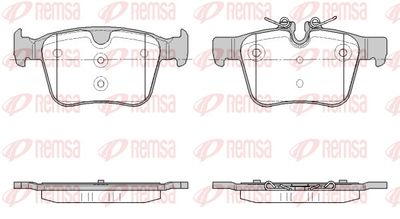 Brake Pad Set, disc brake 1516.45