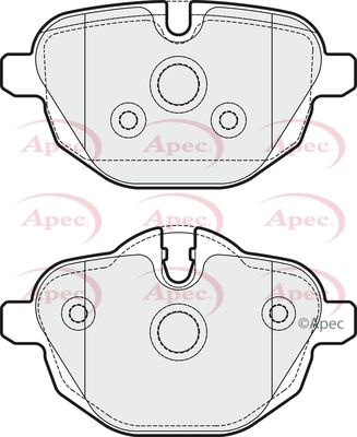 Brake Pad Set APEC PAD1752