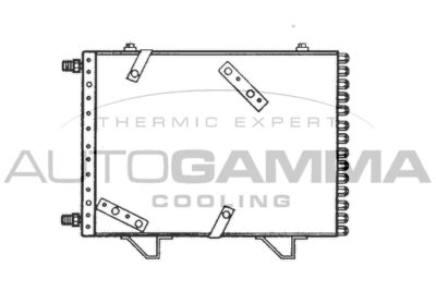 AUTOGAMMA 101599 Радиатор кондиционера  для PEUGEOT 505 (Пежо 505)