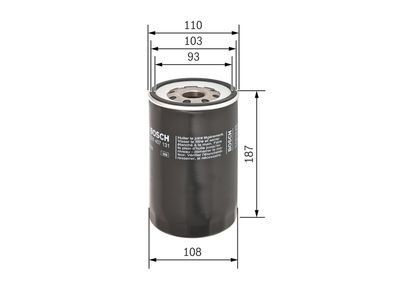 BOSCH Alyvos filtras