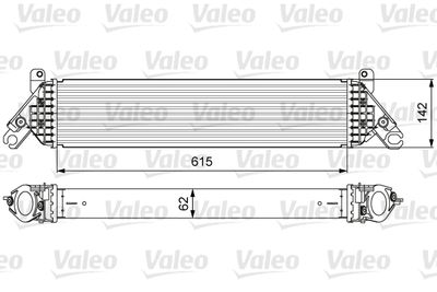 VALEO 818630 Интеркулер  для MAZDA 6 (Мазда 6)