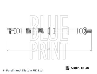 Przewód hamulcowy elastyczny BLUE PRINT ADBP530048
