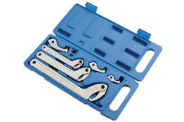 Laser Tools Hook & Pin Wrench Set 11pc