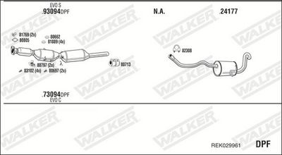 SISTEM DE ESAPAMENT WALKER REK029961