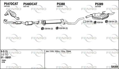 Układ wydechowy FENNO SA504