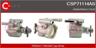 CASCO Hydraulikpumpe, Lenkung Brand New HQ (CSP71114AS)