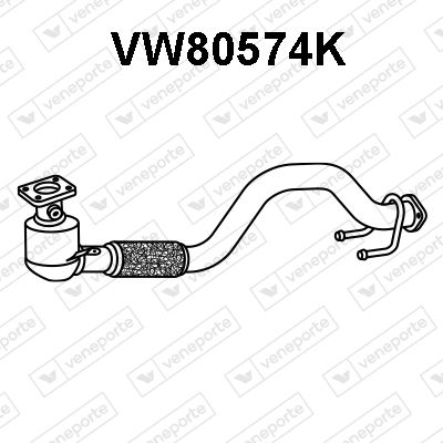 VENEPORTE VW80574K Катализатор для SKODA OCTAVIA II Combi (1Z5) 1.6 FSI