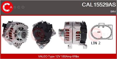 GENERATOR / ALTERNATOR CASCO CAL15529AS