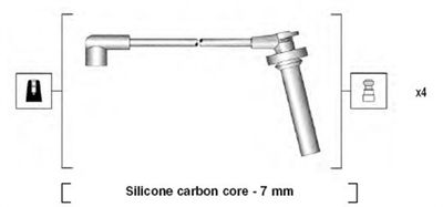 Комплект проводов зажигания MAGNETI MARELLI 941325070900 для FERRARI 599