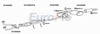 Układ wydechowy EUROFLO ARSPI305001B