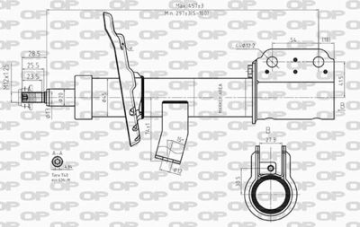 Амортизатор OPEN PARTS SAB8605.31 для SMART FORFOUR