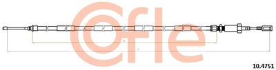 Тросик, cтояночный тормоз COFLE 92.10.4751 для FIAT DUCATO